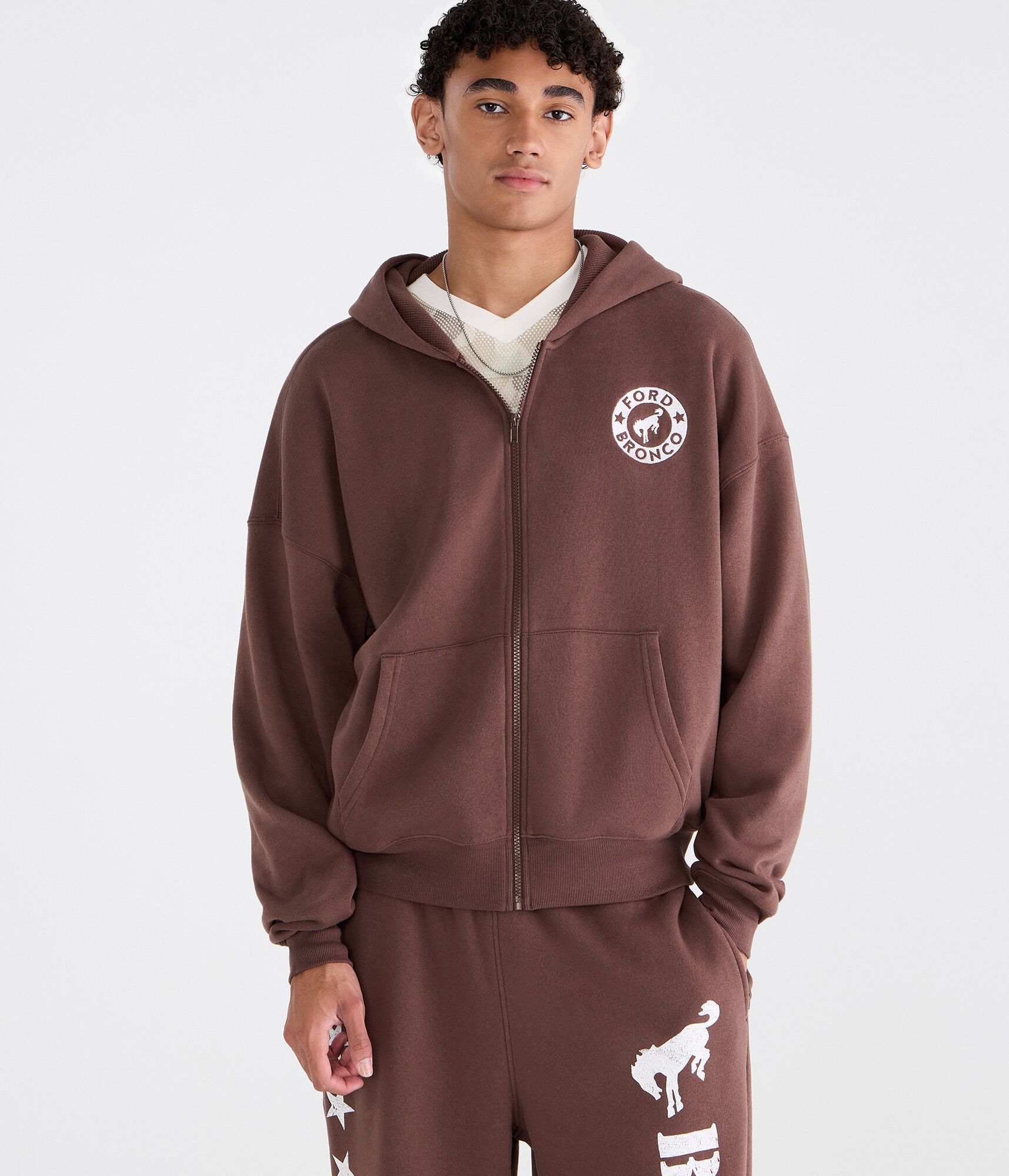 Ford Bronco Boxy Full-Zip Hoodie