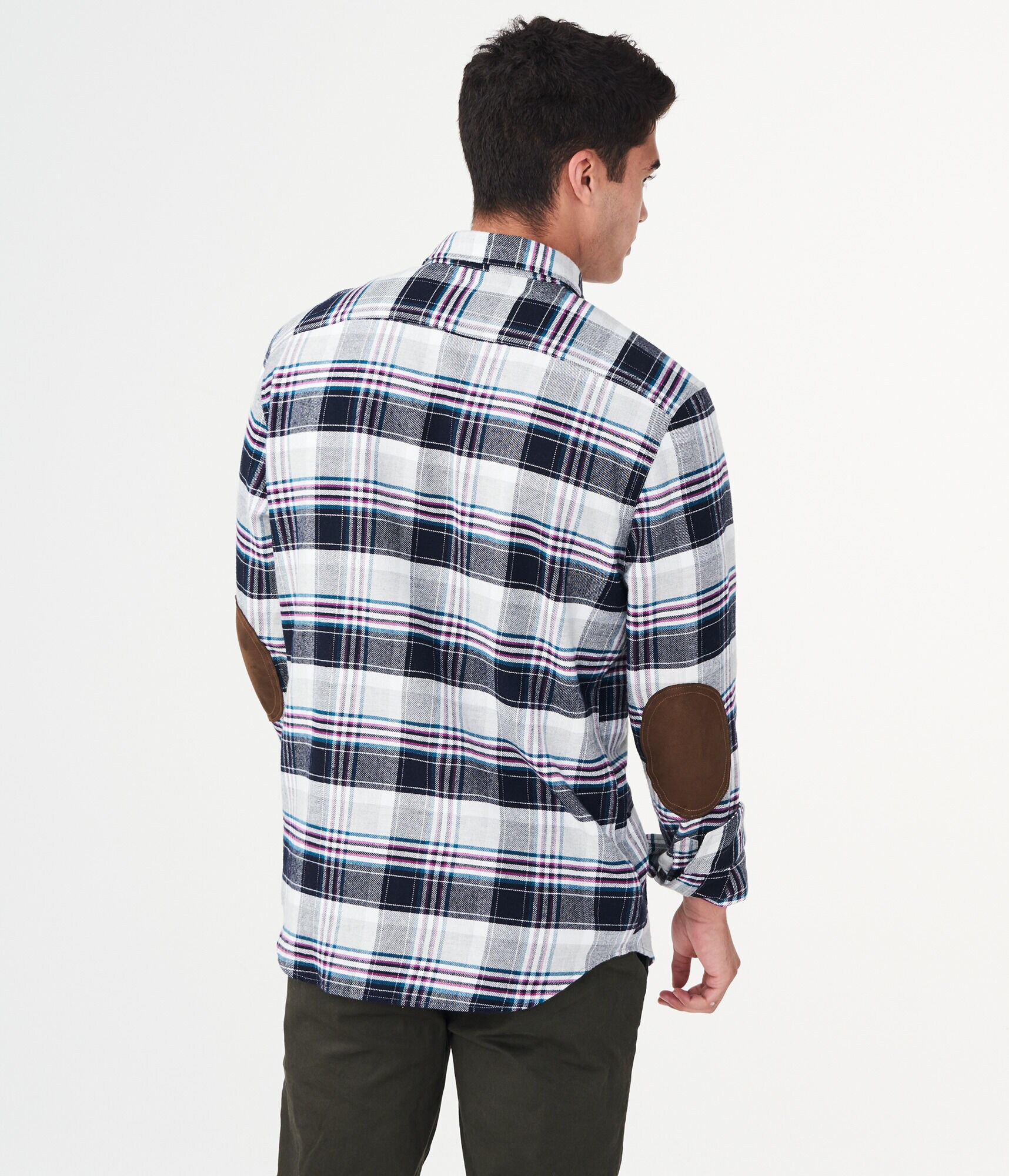 dress shirt elbow patch Classy - Turkish Fit Shirt With Elbow Patch