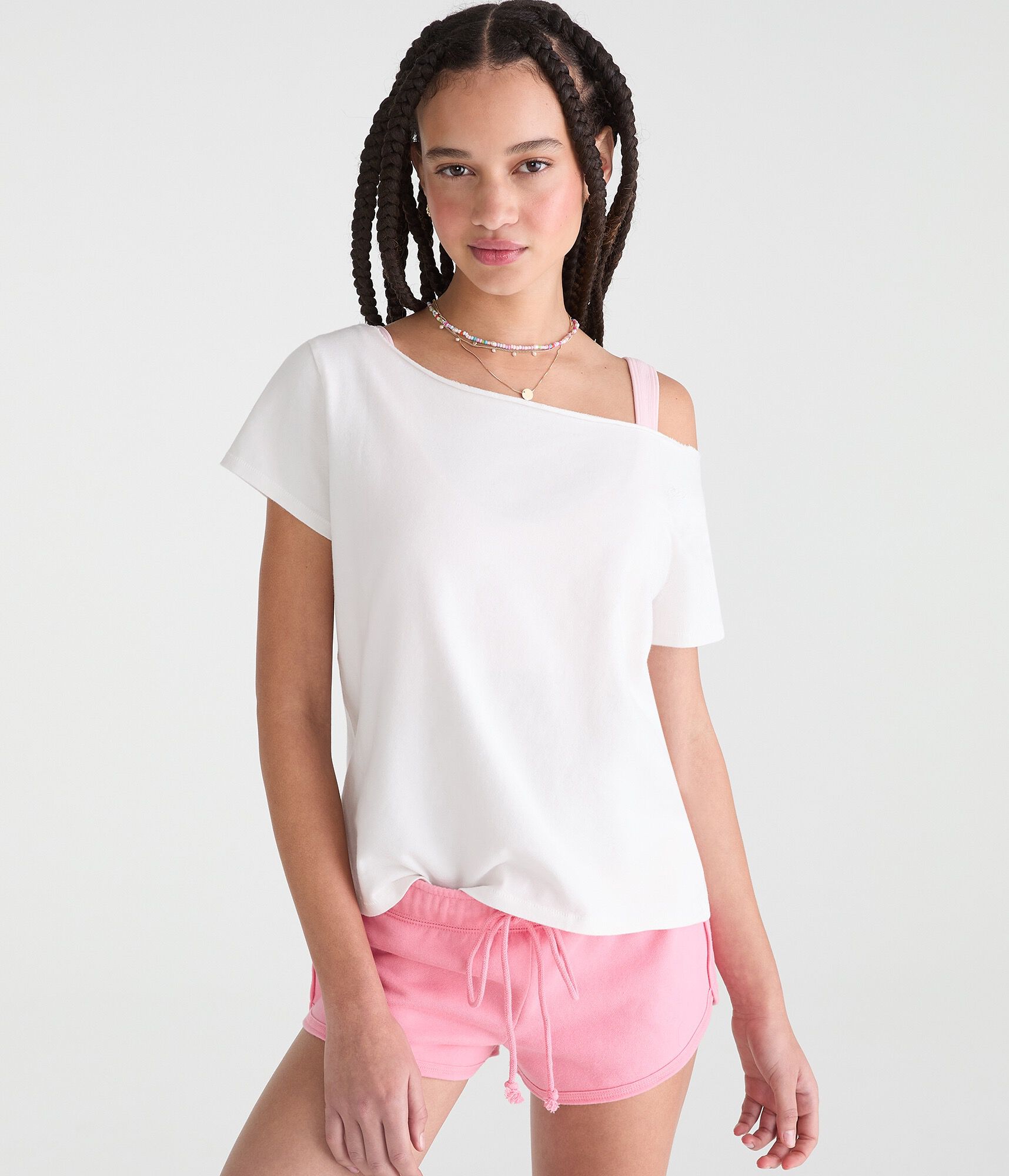 Seriously Soft Off-The-Shoulder Vintage Fit Tee