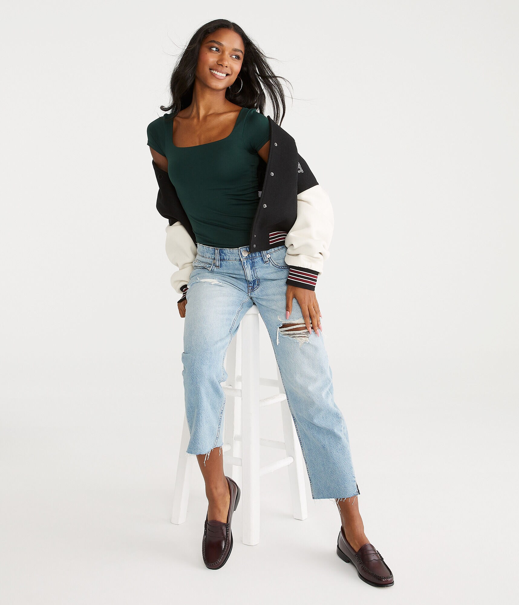 Seriously Soft Sculpt Square-Neck Tee