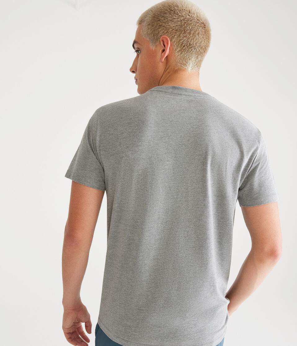 Aeropostale Worldwide Globe Appliqué Graphic Tee