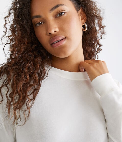 Long Sleeve Loose Fit Crew Tee