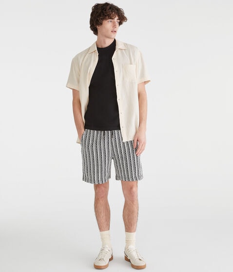 Textured Stripe All Day Jogger Shorts 7" Textured Stripe All Day Jogger Shorts 7"