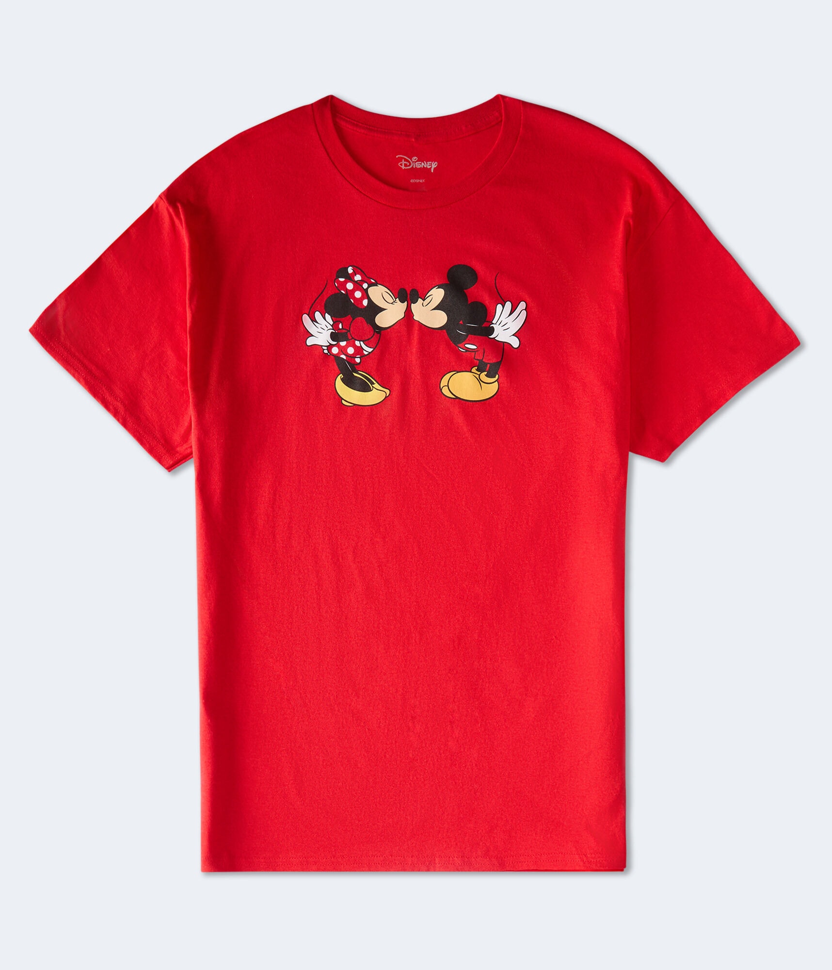 Mickey & Minnie Kissing Oversized Graphic Tee