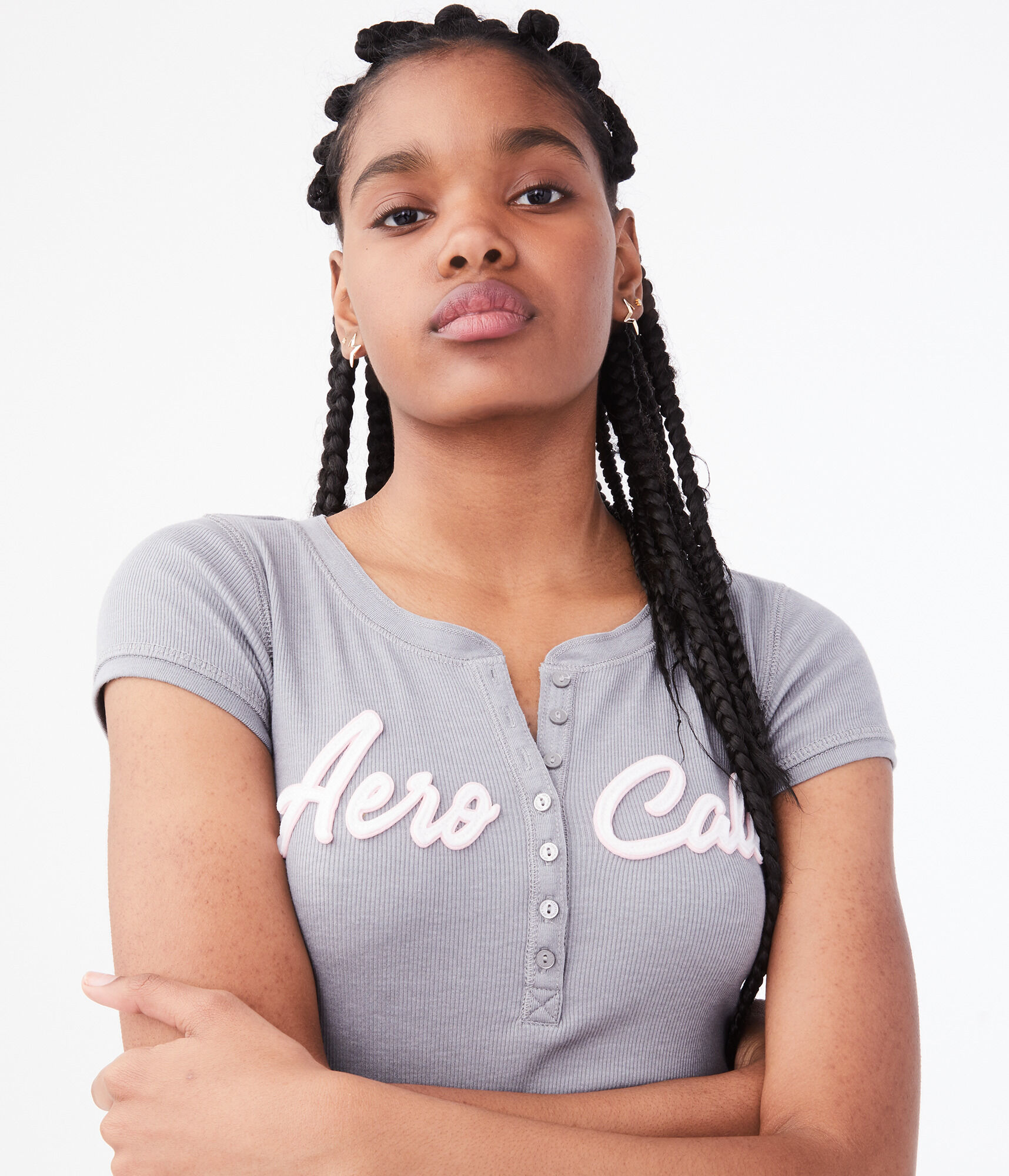 Aero Cali Graphic Henley