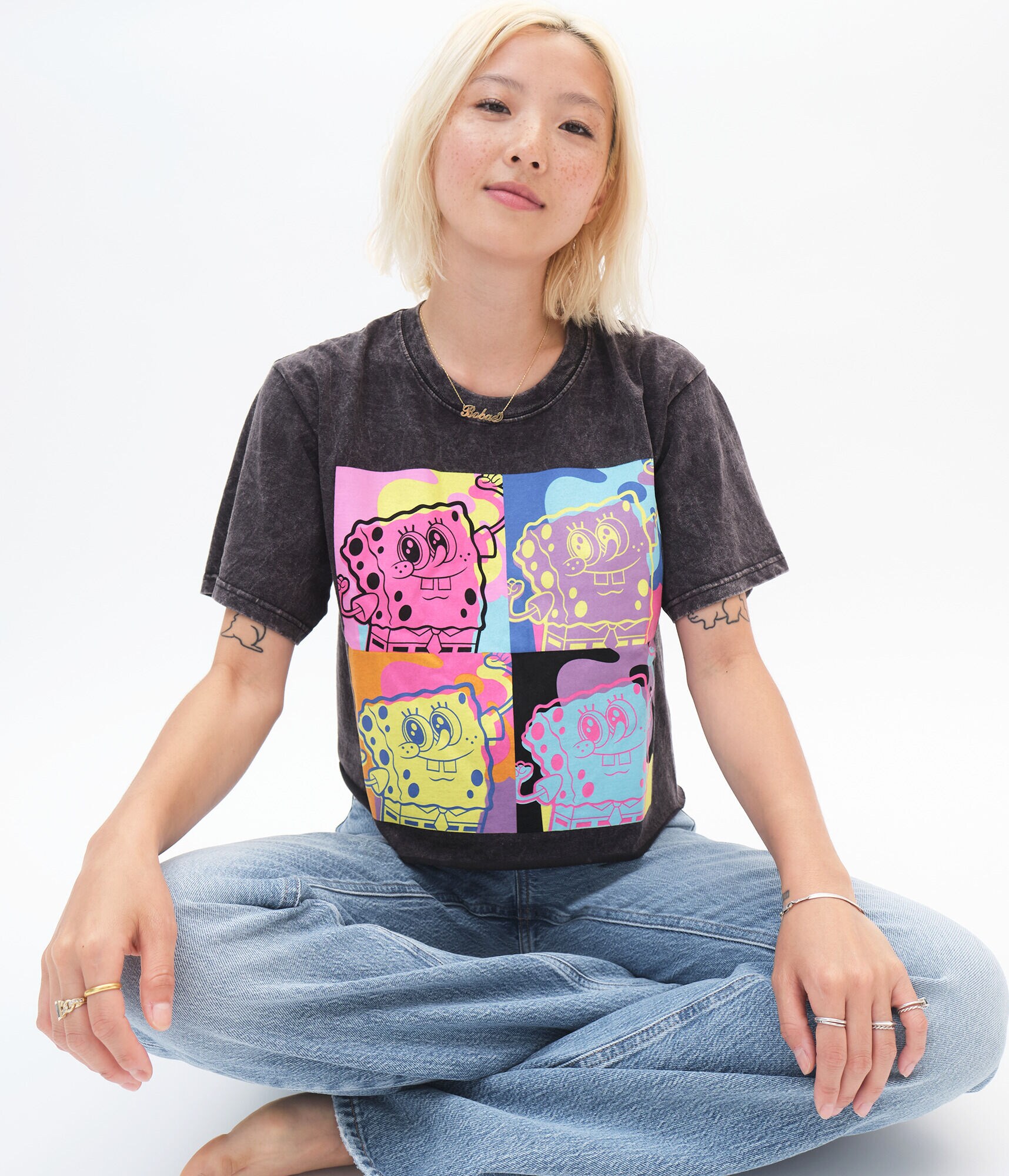 SpongeBob Pop Art Graphic Tee