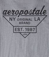 Aeropostale Triangle Logo Graphic Tee