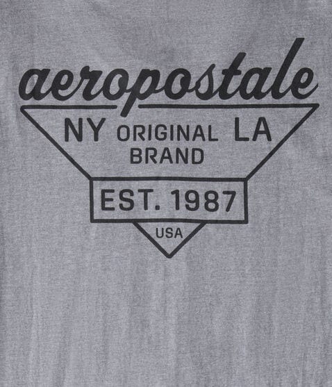 Aeropostale Triangle Logo Graphic Tee Aeropostale Triangle Logo Graphic Tee