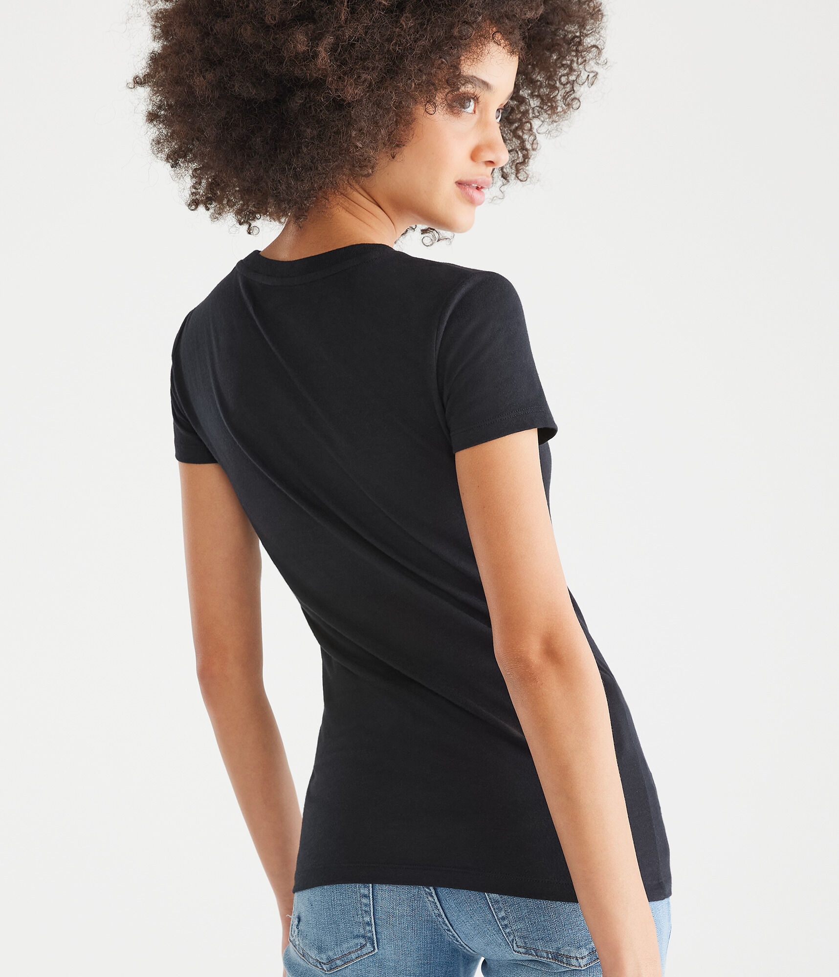 Aeropostale Violets Circle Graphic Tee