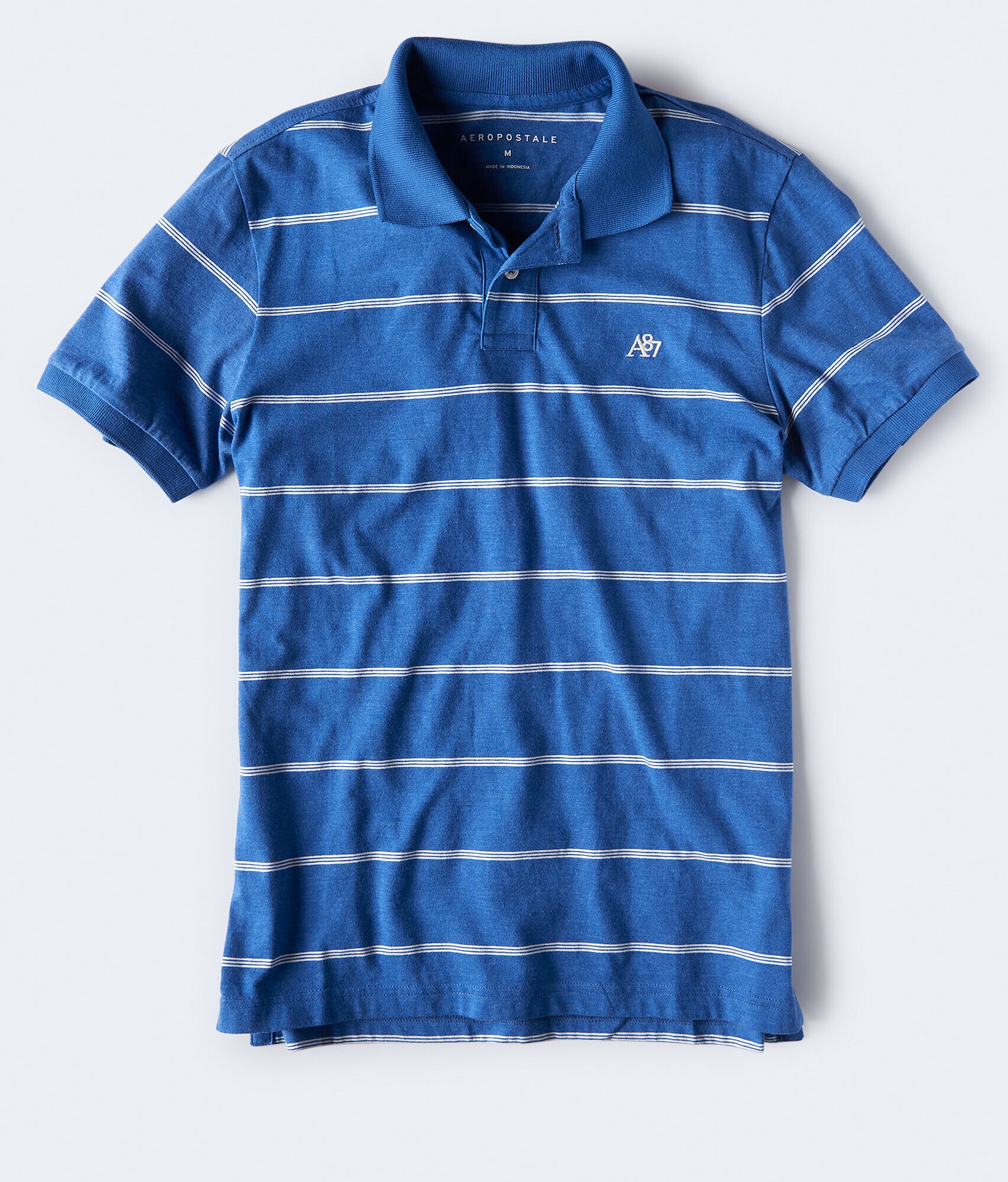 Thin Stripe Jersey Polo