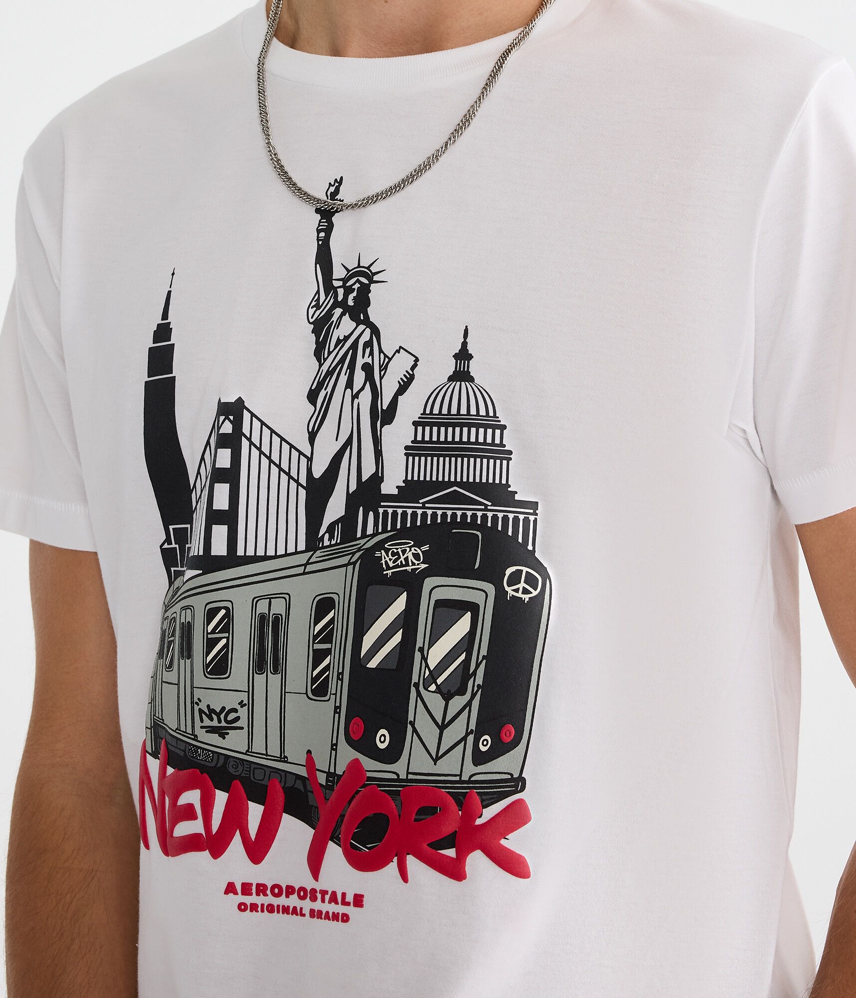 Aero New York Subway Graphic Tee