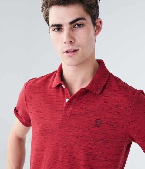 A87NY Stretch Piqué Polo