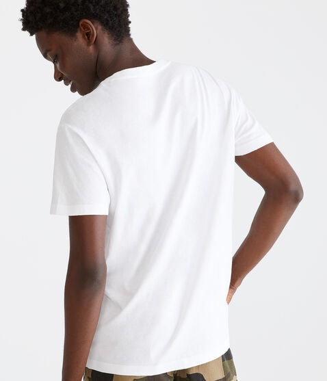 Aero Rose Box Logo Appliqué Graphic Tee Aero Rose Box Logo Appliqué Graphic Tee