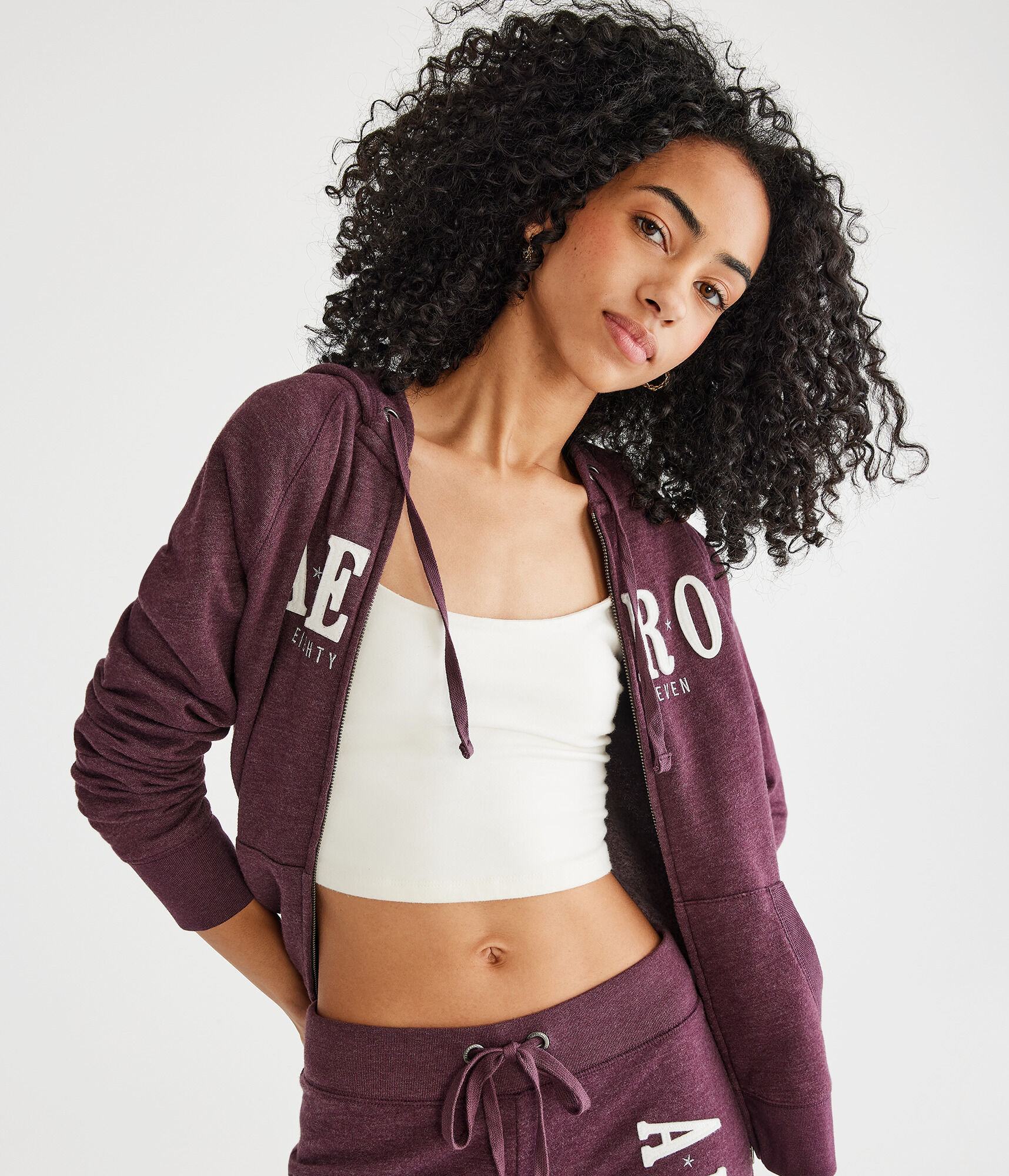 Aero Eighty Seven Stars Full-Zip Hoodie