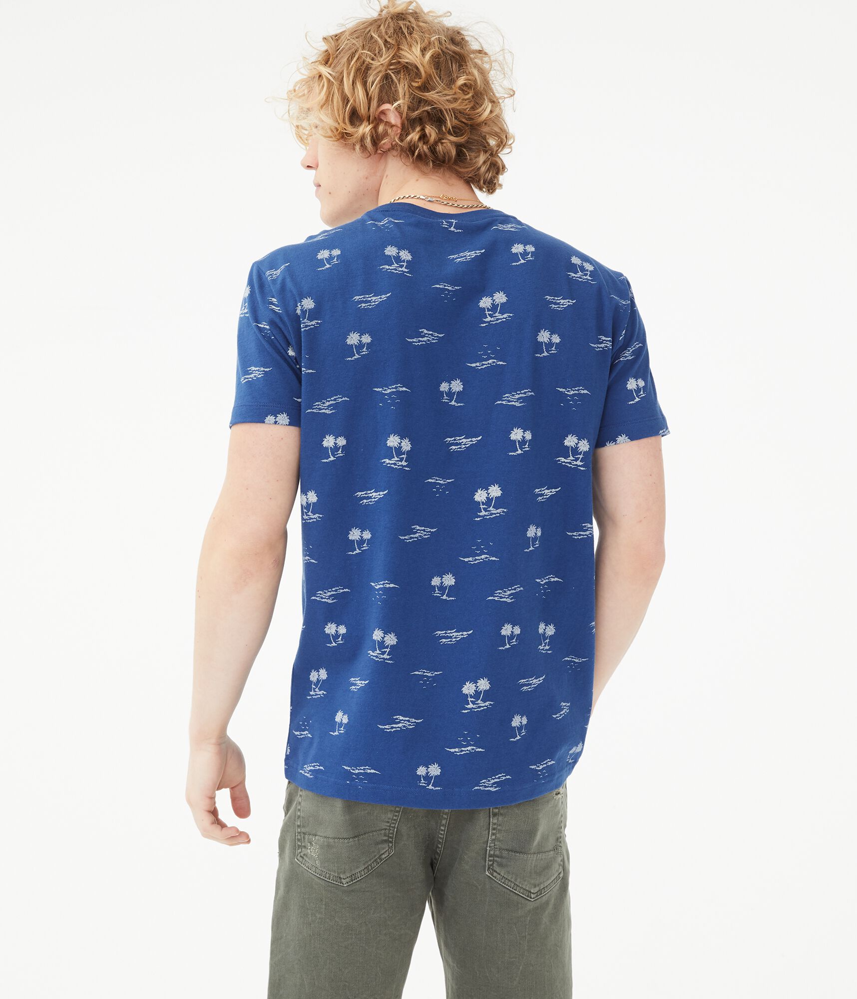 Palm Tree Waves Graphic Tee