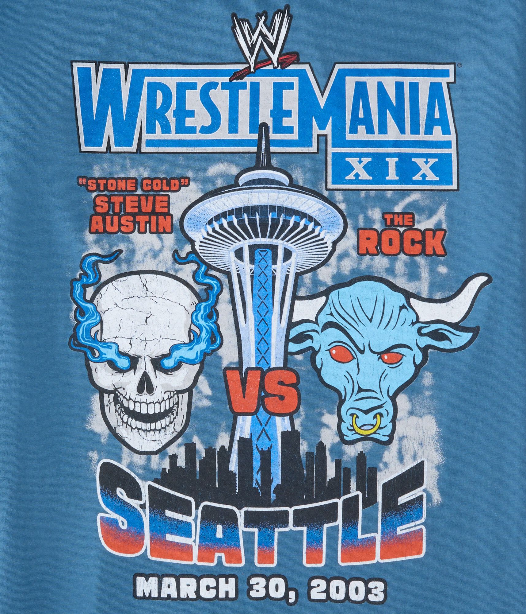WWE WrestleMania XIX Seattle Relaxed Graphic Tee