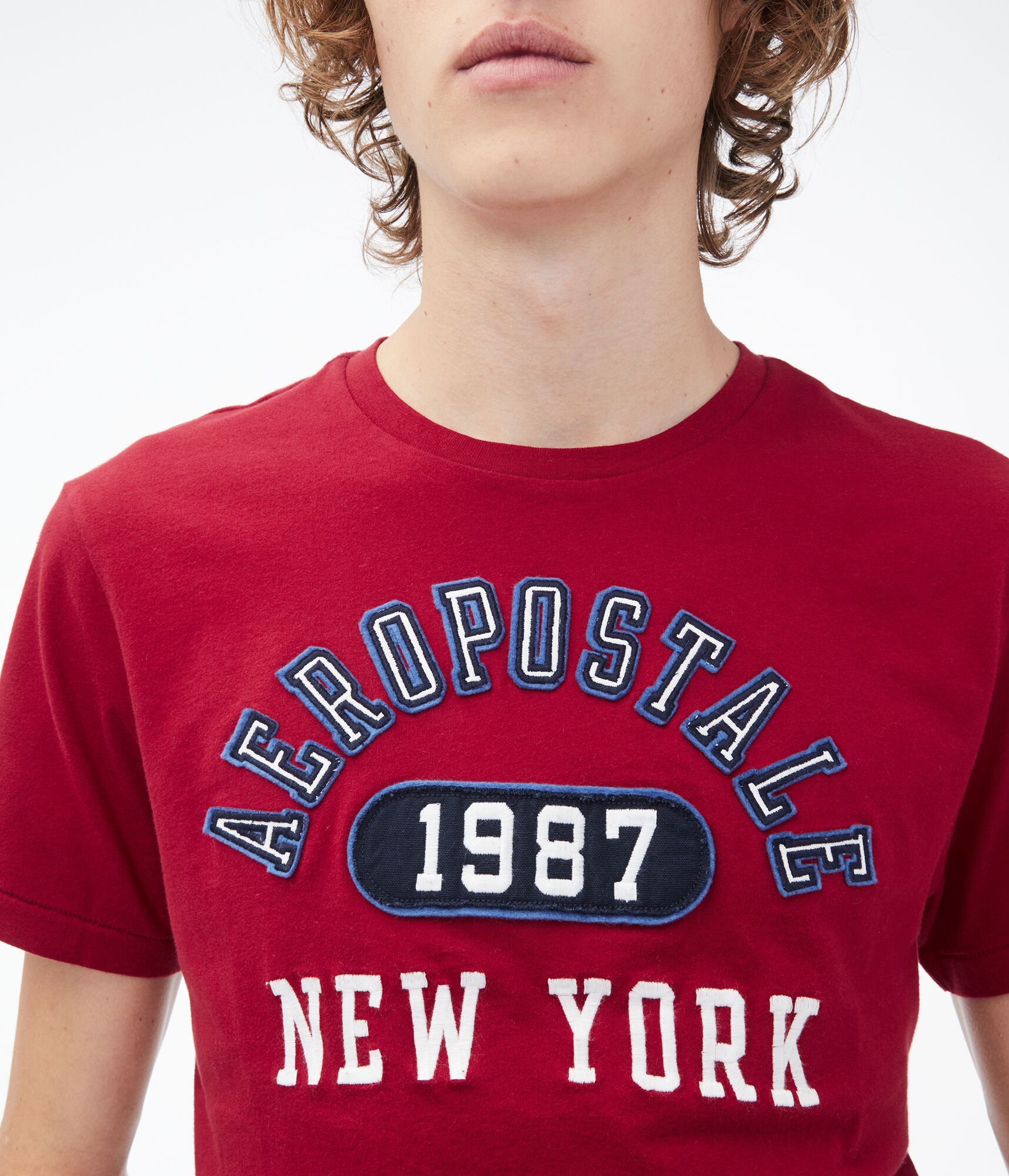 Aeropostale Arch Appliqu&eacute; Graphic Tee