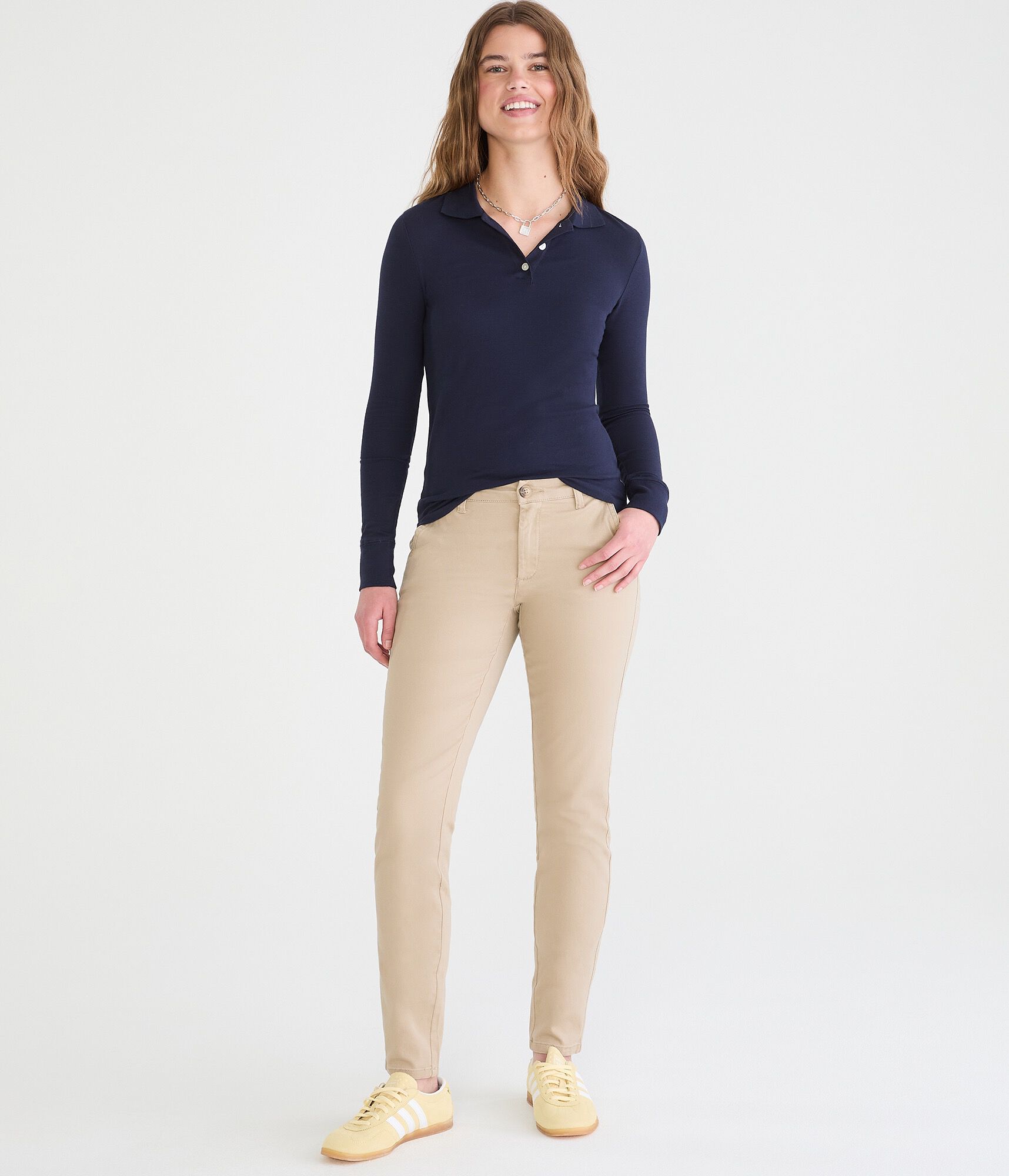 Long Sleeve Uniform Piqu&eacute; Polo