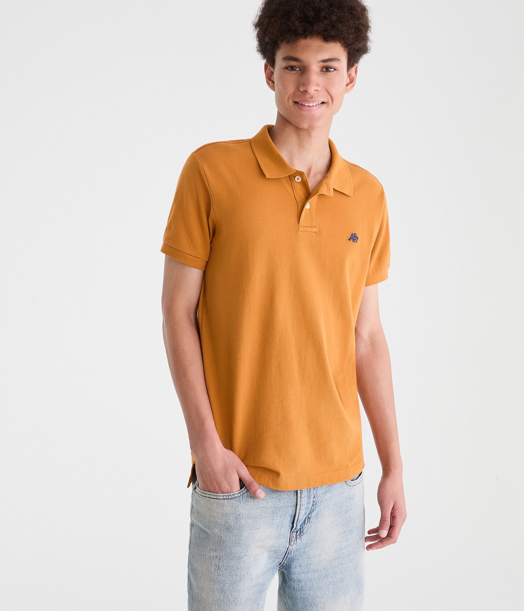 Eco A87 Logo Piqu&eacute; Polo