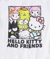 Hello Kitty And Friends Oversized Graphic Tee