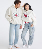 Kansas City Chiefs Quarter-Zip Sherpa Hoodie