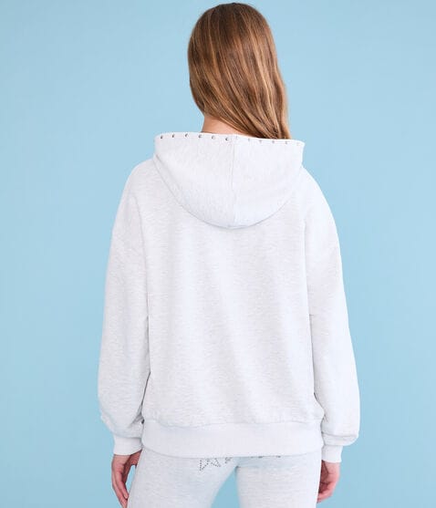 Demetra for Aero Star Studded Pullover Hoodie Demetra for Aero Star Studded Pullover Hoodie