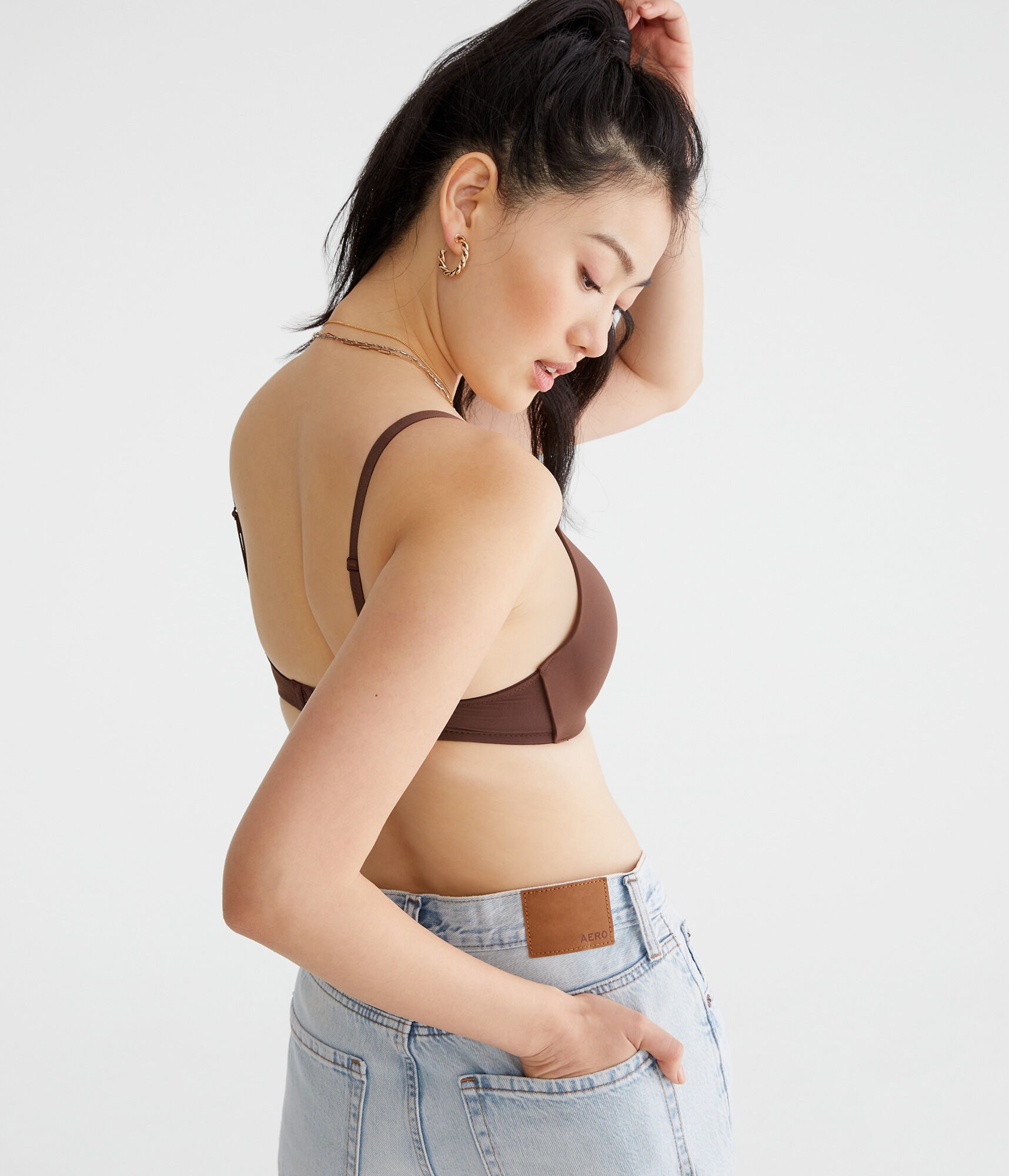 Seriously Soft Smooth Molded V-Neck Push-Up Bra