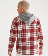 Hooded Flannel Shirt