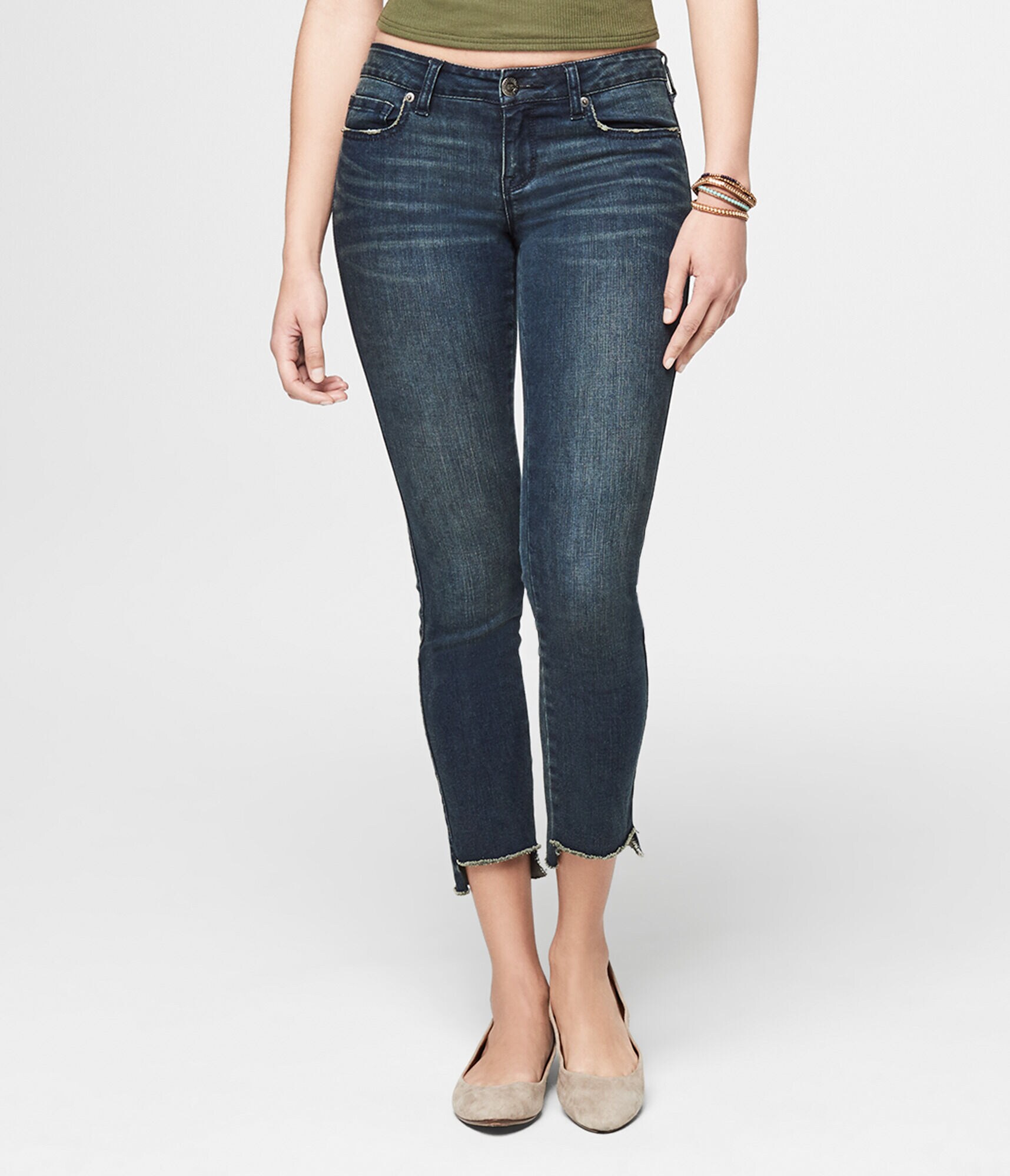 Seriously Stretchy Repreve Low-Rise Ankle Jegging