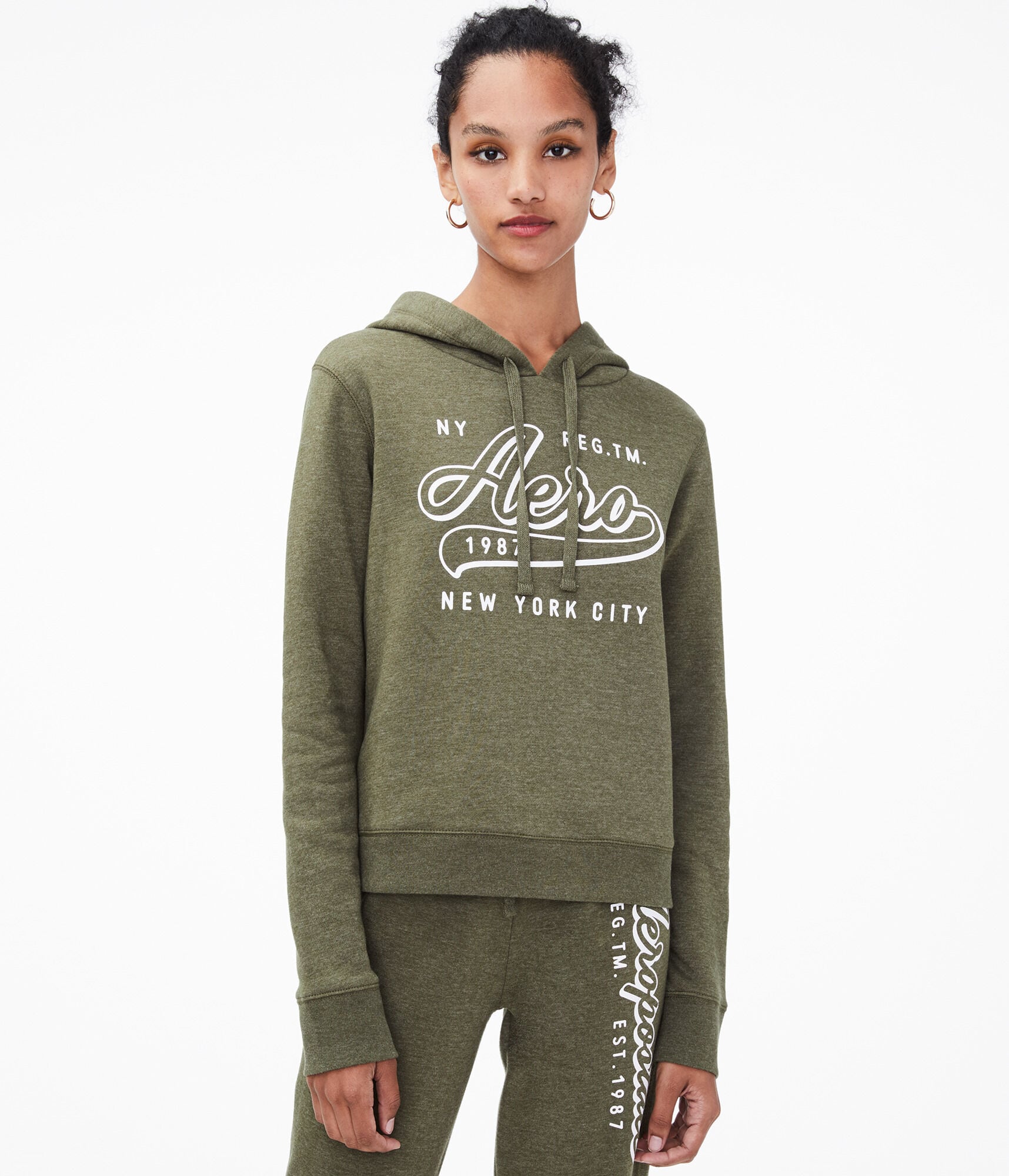 Aero Script Pullover Hoodie