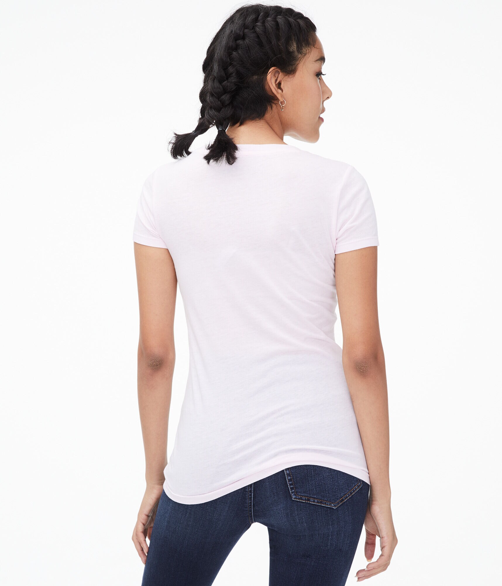 Velvet Letter Graphic Tee