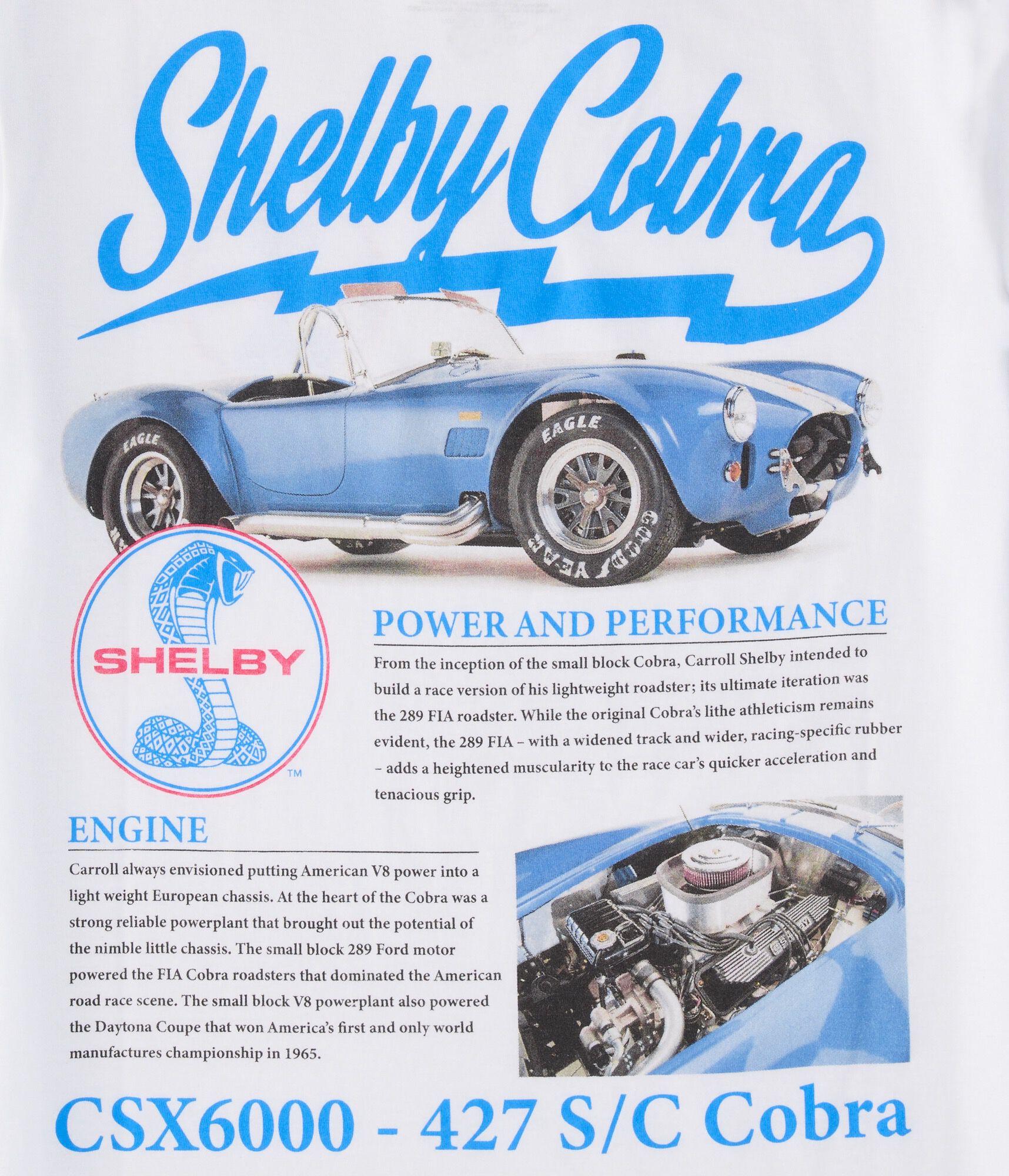 Shelby Cobra Power Relaxed Graphic Tee