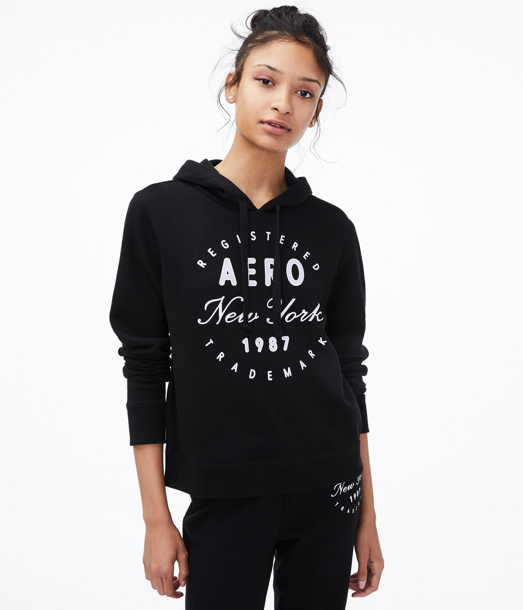 Aero New York Circle Pullover Hoodie