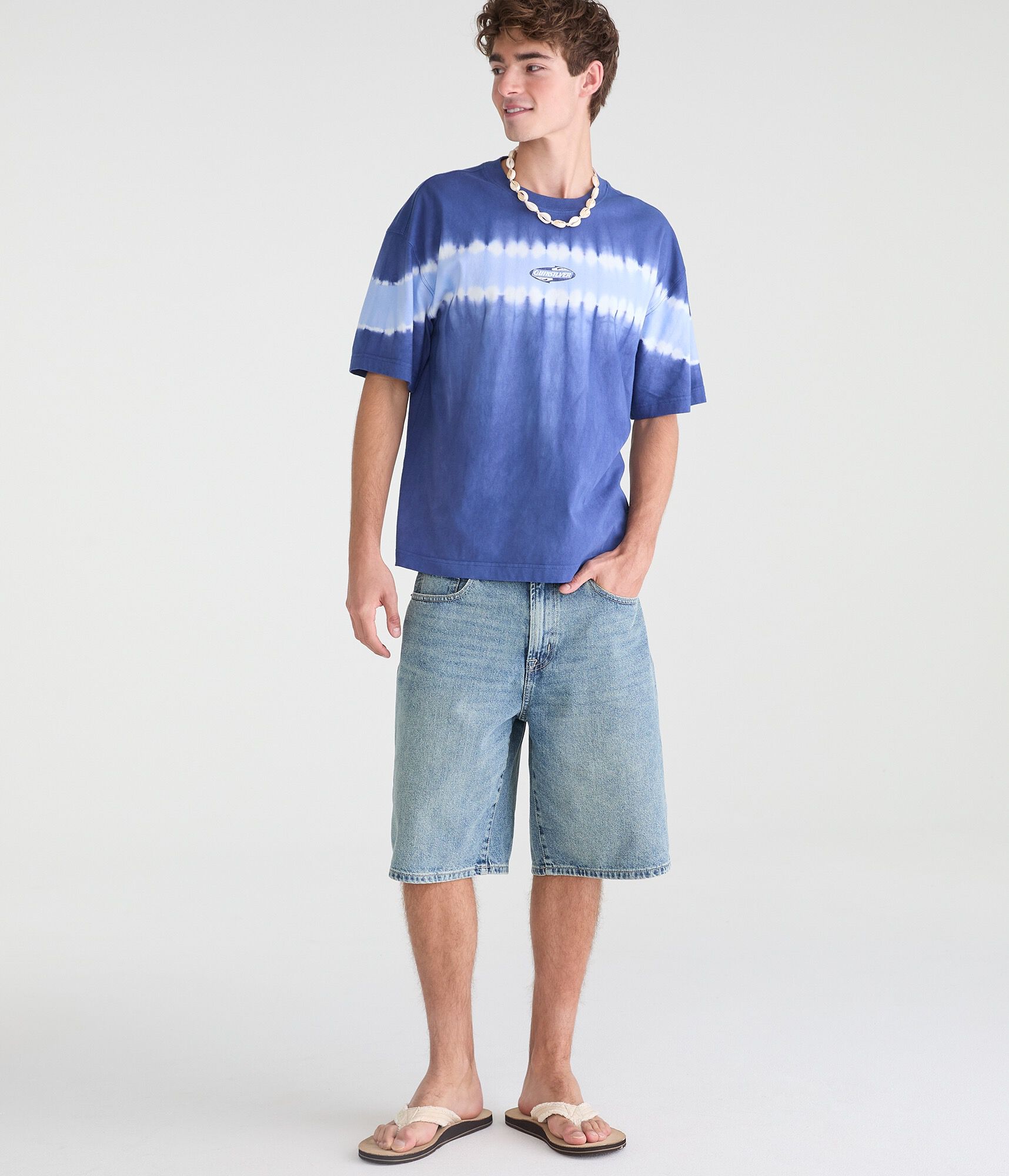 Quiksilver Tie-Dye Logo Tee