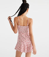 Floral Strapless Romper