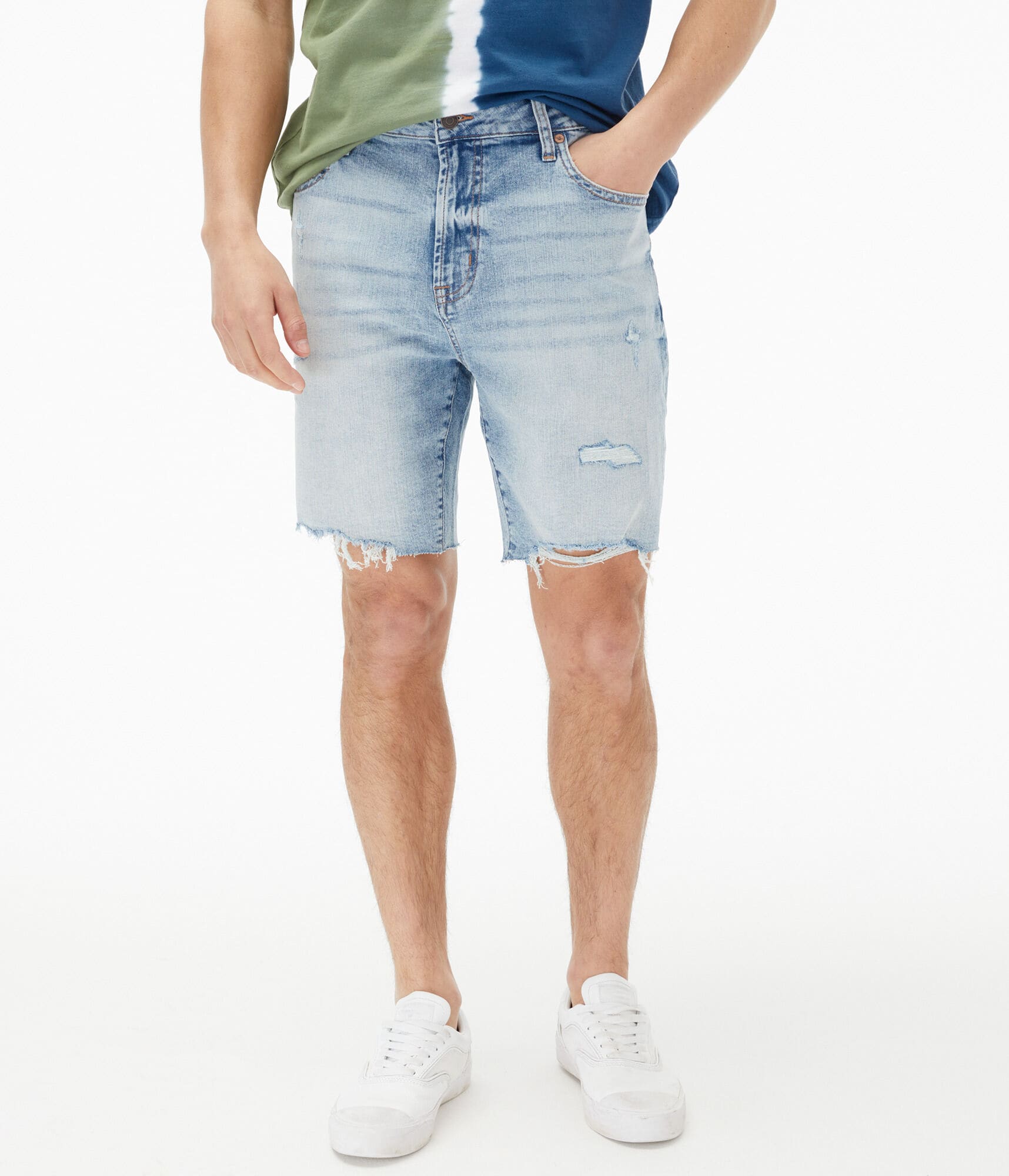 Athletic jean shorts clearance
