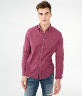 Long Sleeve Gingham Woven Shirt