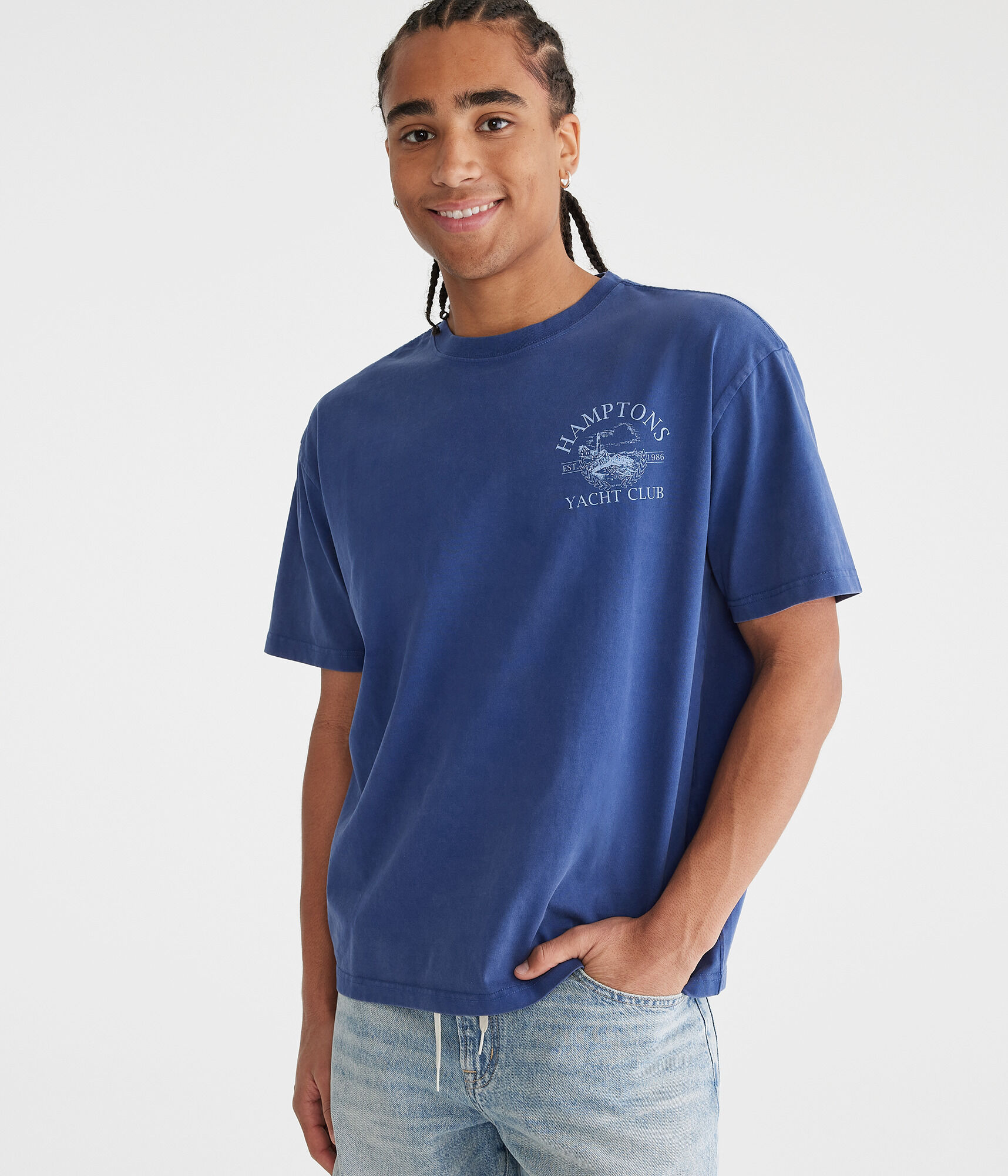 Hamptons Yacht Club Graphic Tee