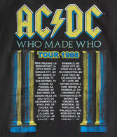 AC/DC Who Made Who Tour Relaxed Graphic Tee