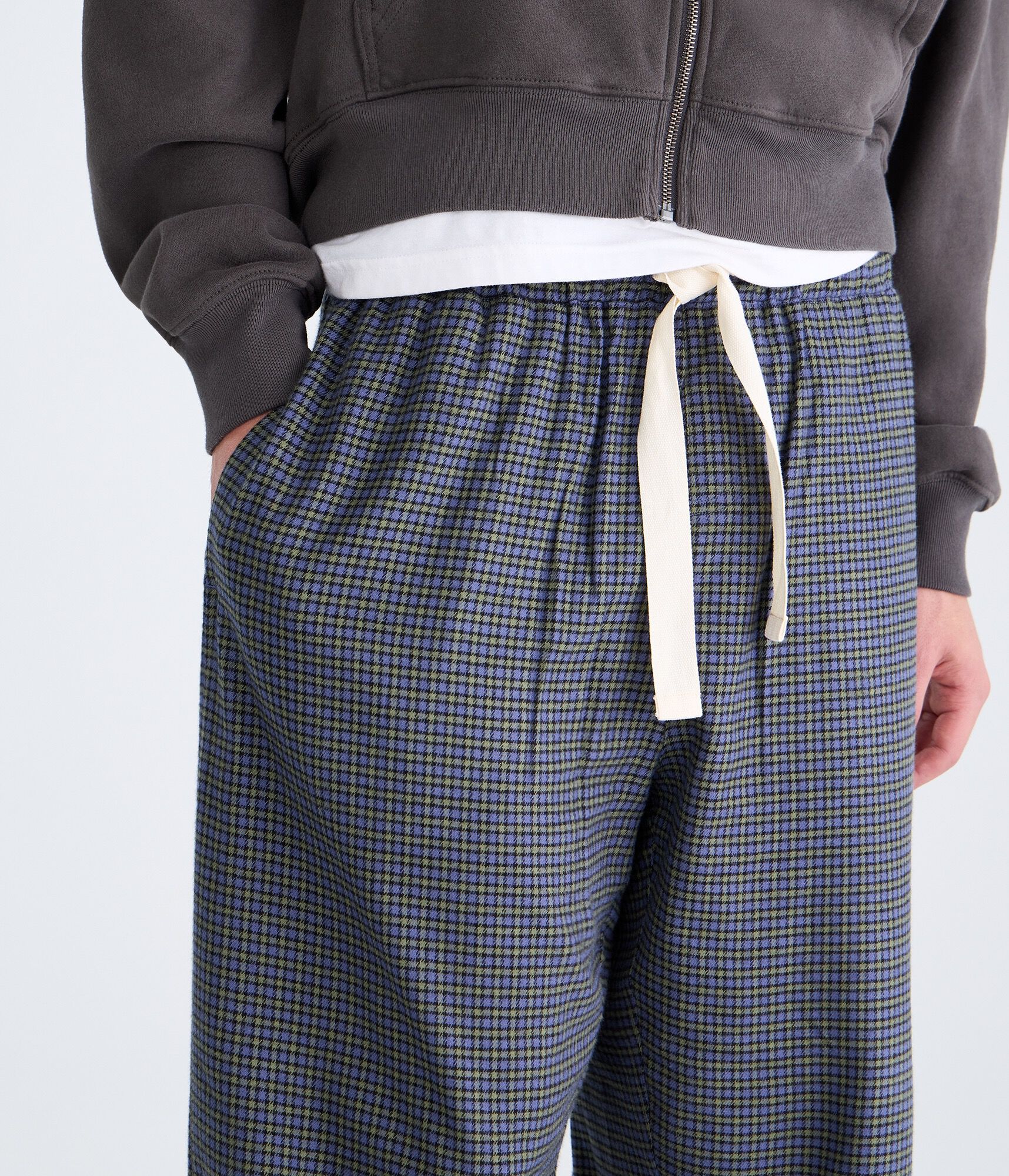 Mini Houndstooth Baggy Sleep Pants