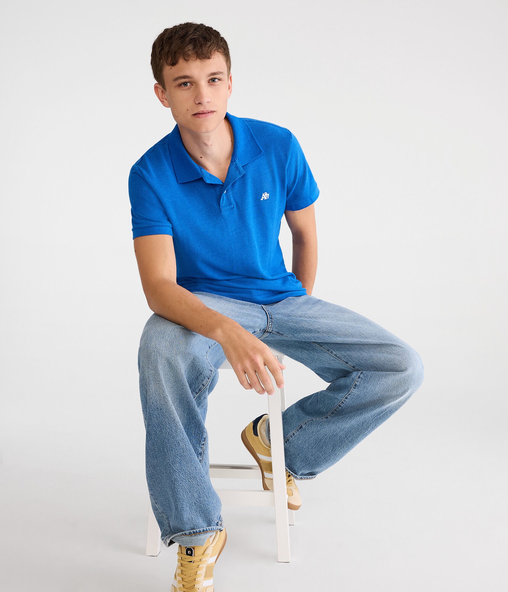 Eco A87 Logo Piqu&eacute; Polo