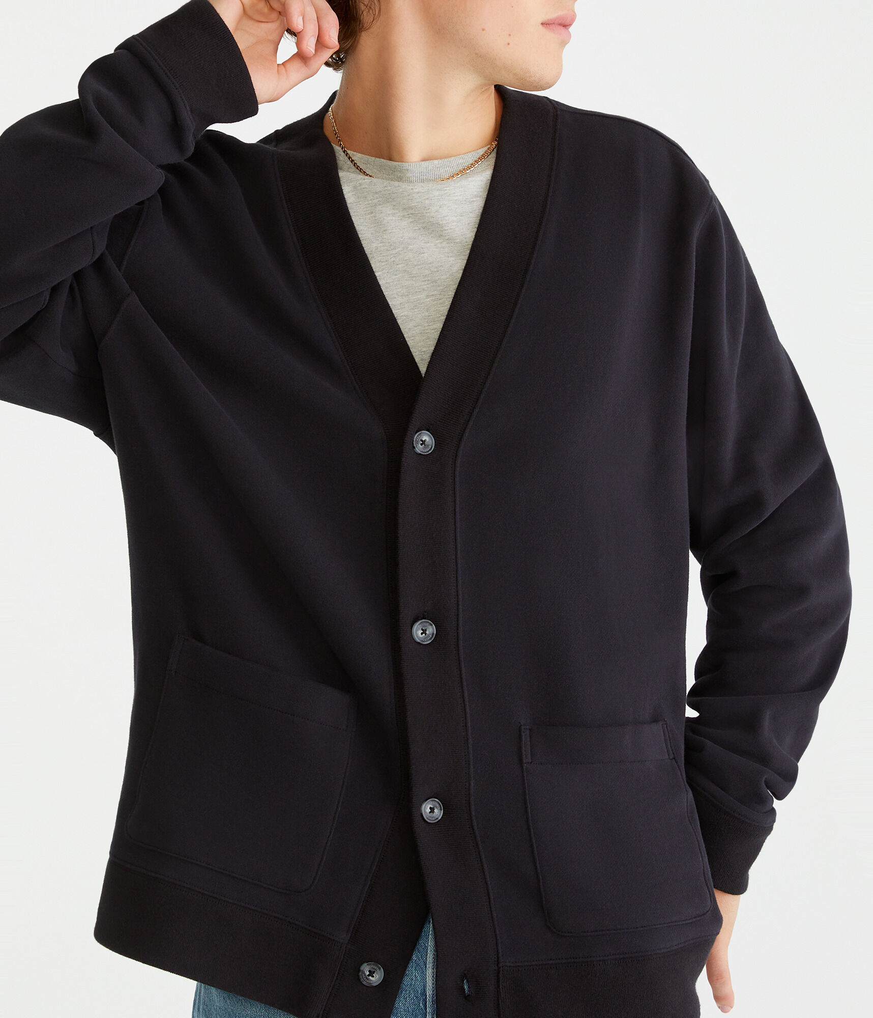 Long Sleeve Fleece Cardigan