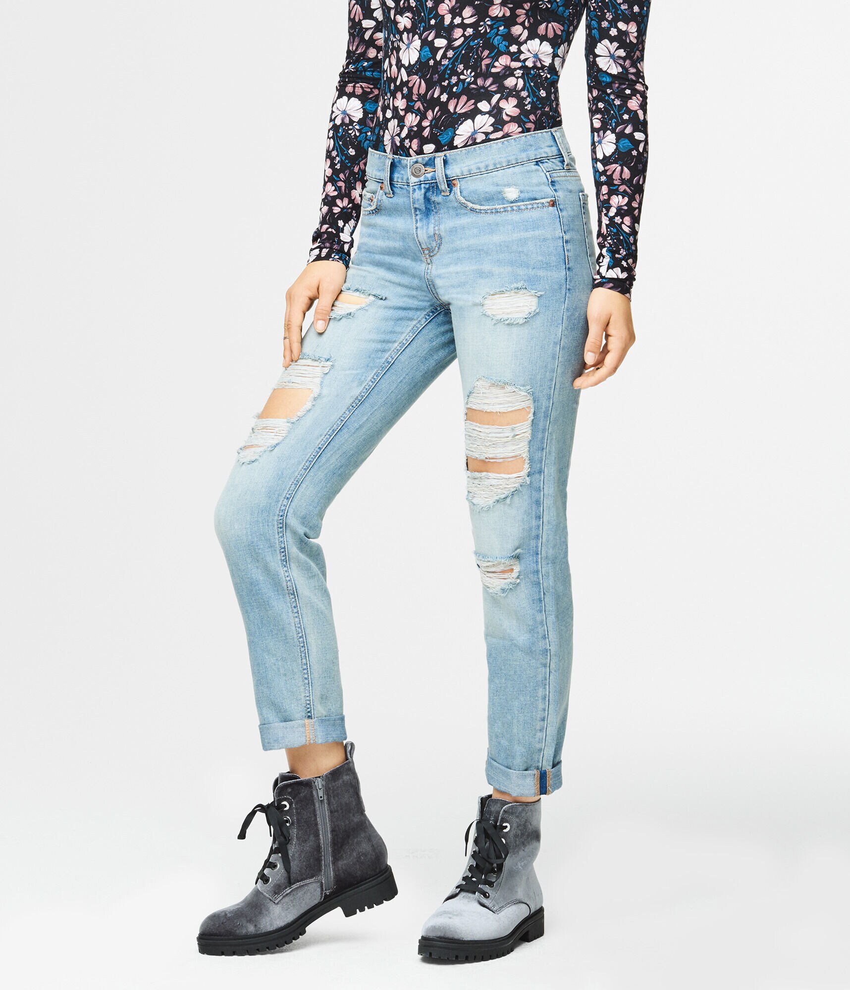 Aeropostale kylie boyfriend jeans Clearance