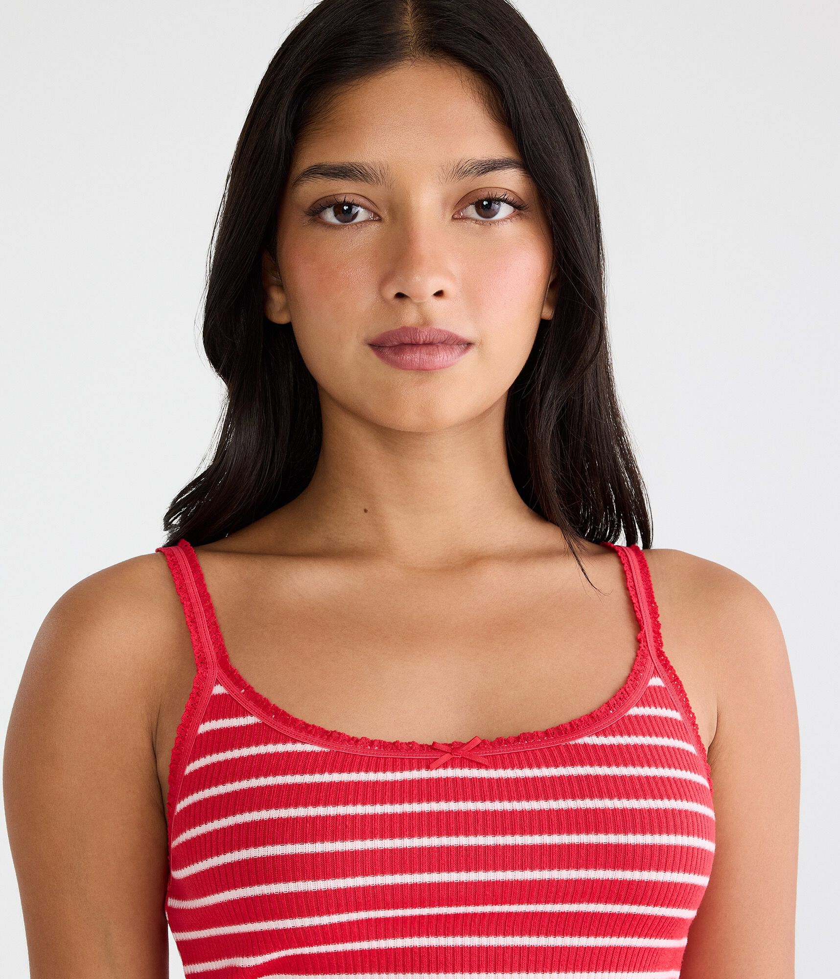 Striped Rib Sleep Cami