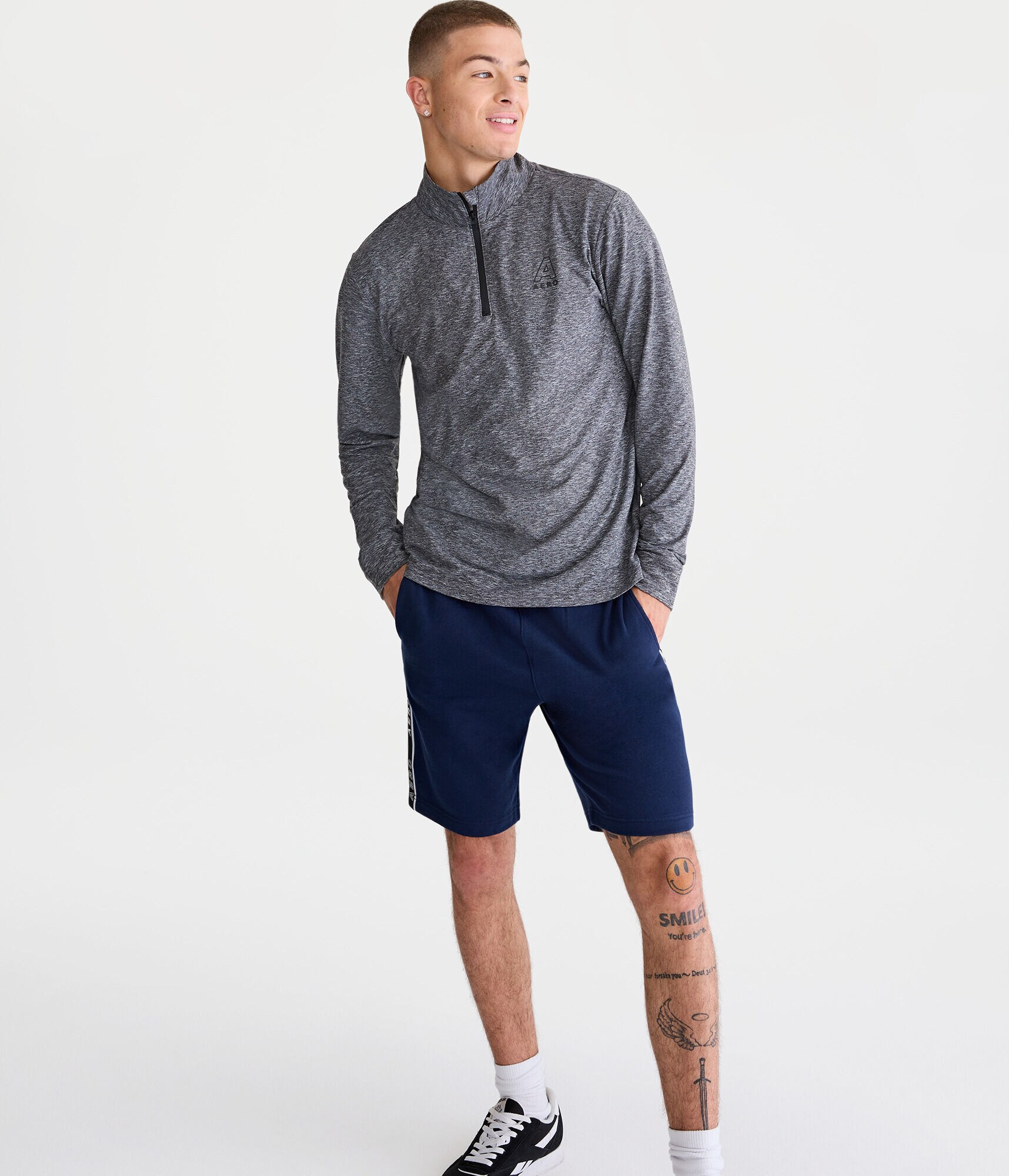 Long Sleeve Aero Half-Zip Active Top
