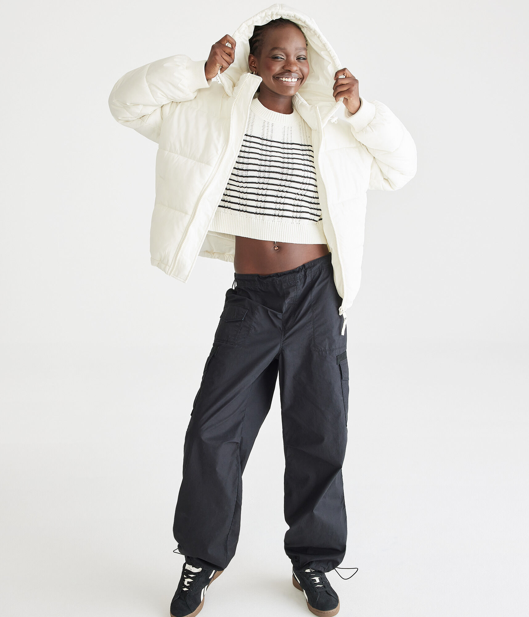 Midweight Hooded Puffer Jacket