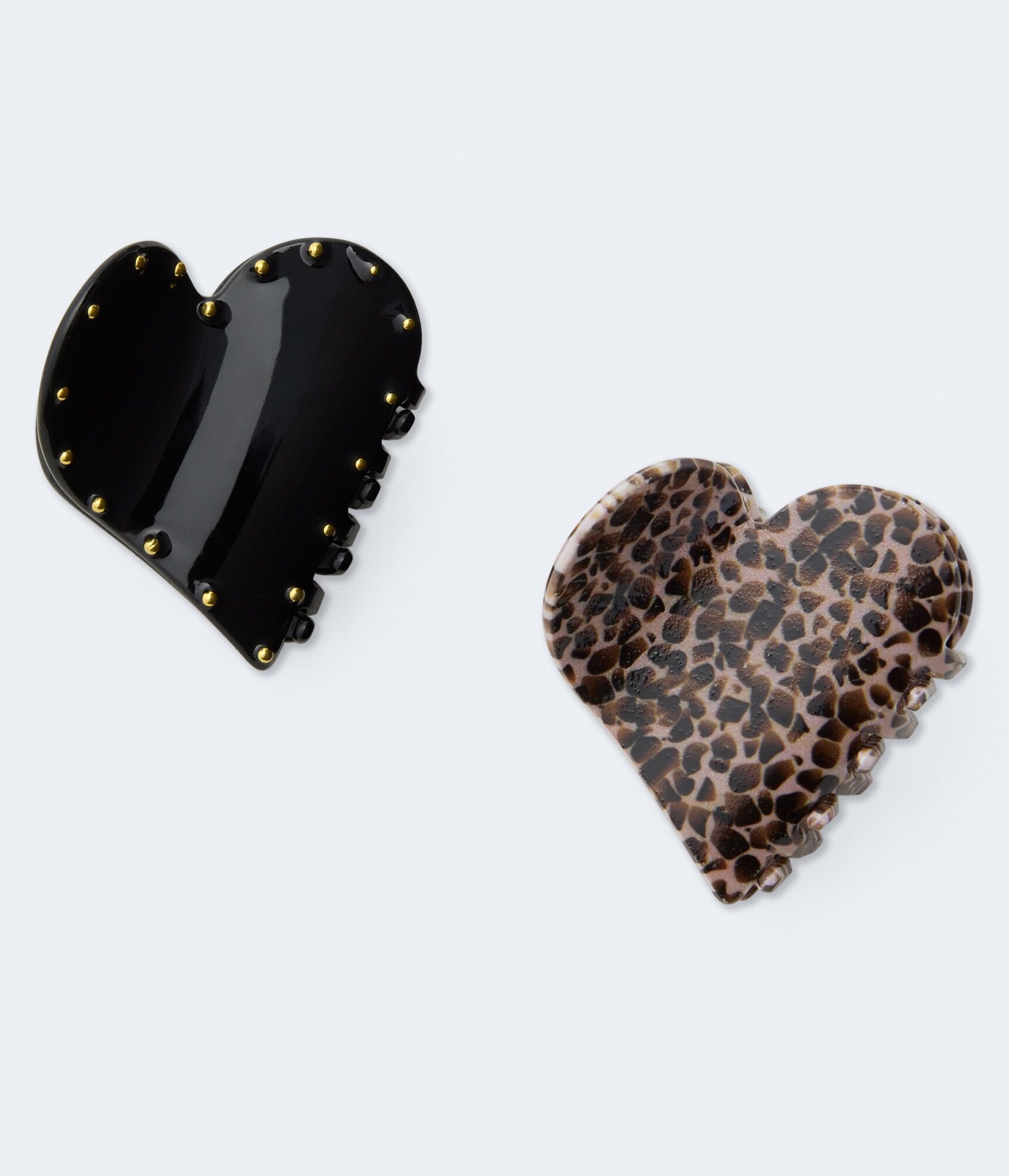 Heart Claw Hair Clip 2-Pack