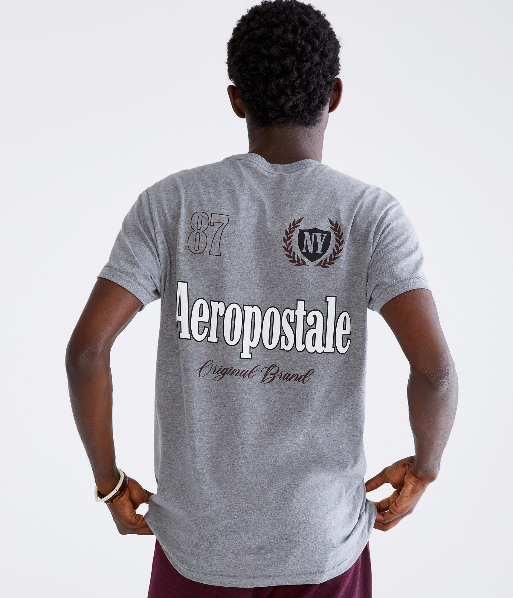 Aeropostale 87 Crest Graphic Tee