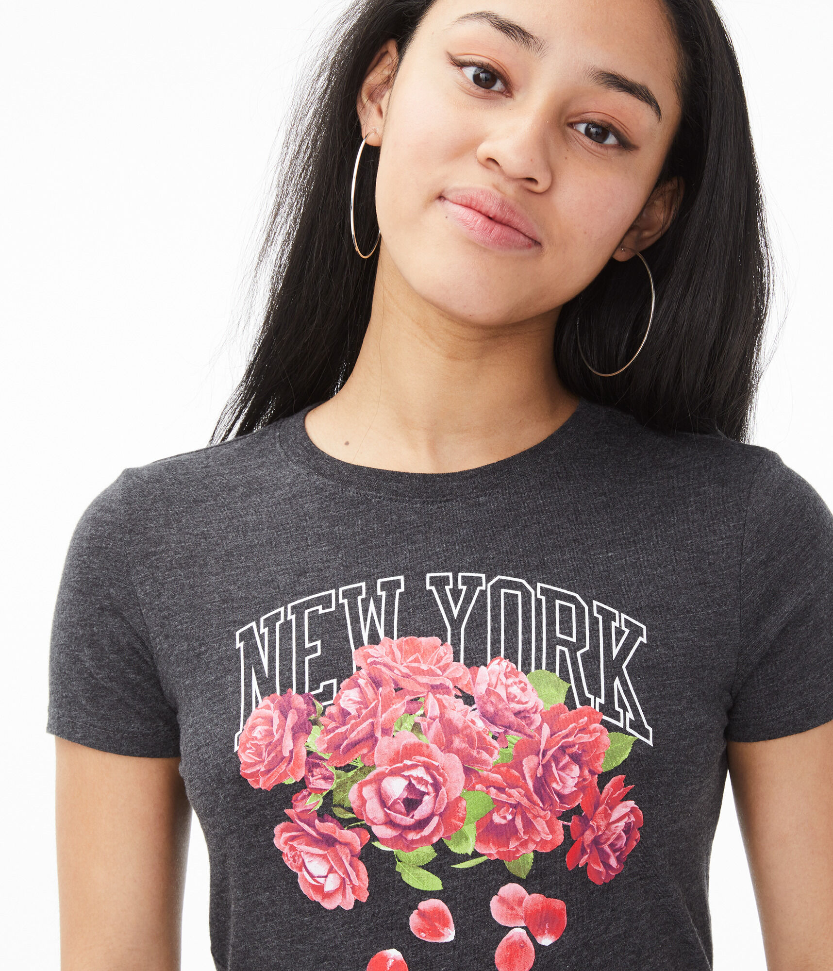 New York Roses Graphic Tee