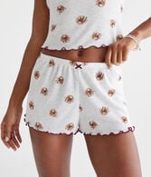 Bunnies Knit Sleep Shorts